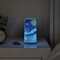 Lavish Home LED Starry Night Candle with Remote Control Timer-Van Gogh Art on Vanilla Scented Realistic Flickering or Steady